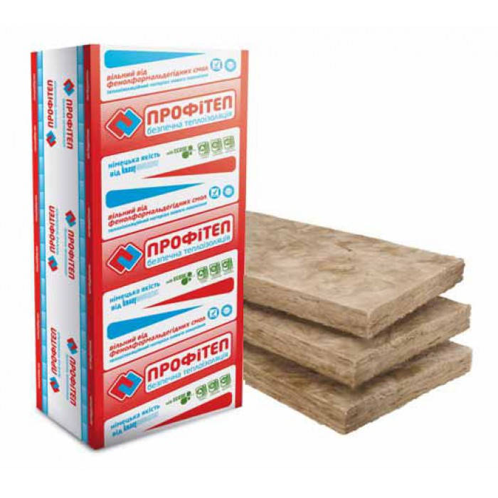 

Плити мінеральної вати Профітеп 50 Норма Knauf 50*610*1230мм, 12м2, 48шт