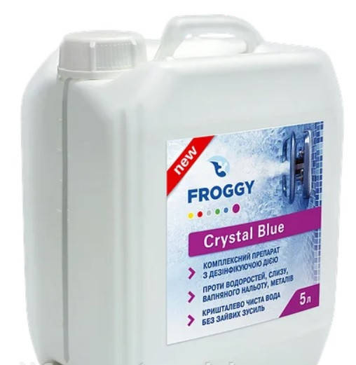 

Средство для дезинфекции Crystal Blue FROGGY 5 л(доставка бесплатная от 800грн)