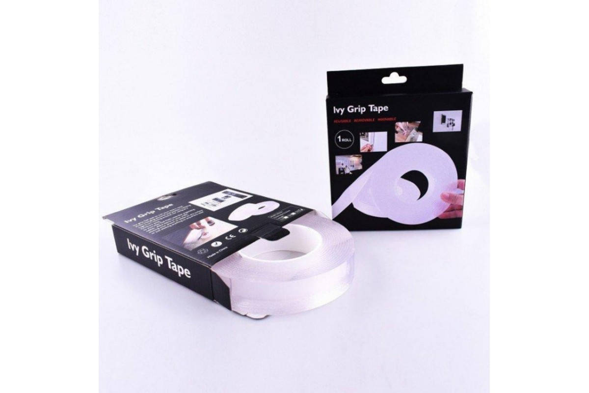 

Нано лента – многоразовый двусторонний прозрачный скотч, DoubleSided Nano Tape 5 м