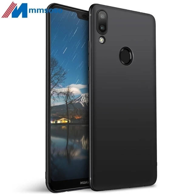 

Тонкий матовый чехол бампер типа "cafele" для Honor 8X, Черный