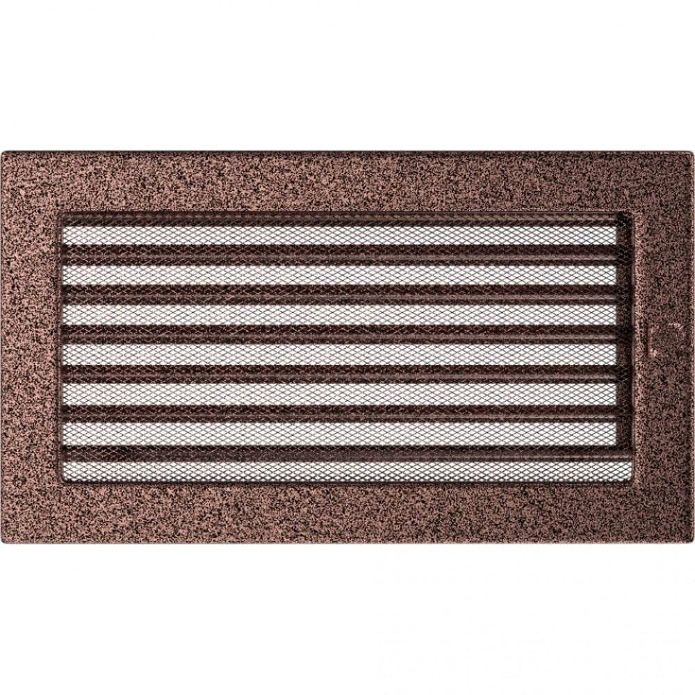 

Вентиляционная решетка для камина медная 17x30 с жалюзи, Медный (крашенный)