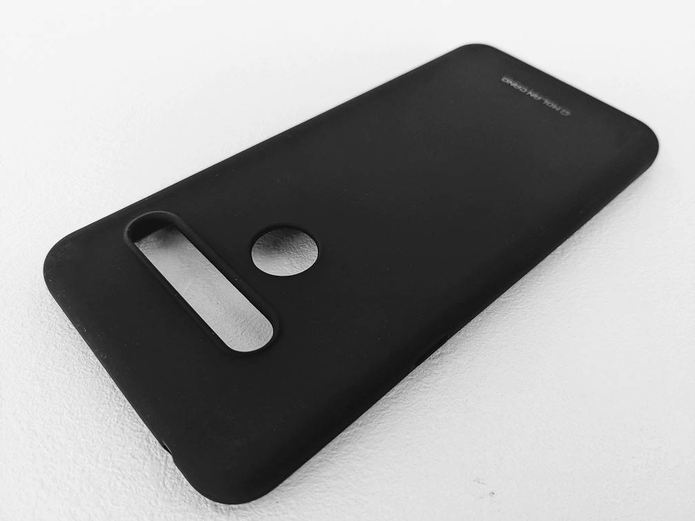 

Тонкий матовый чехол для LG G8 Черный