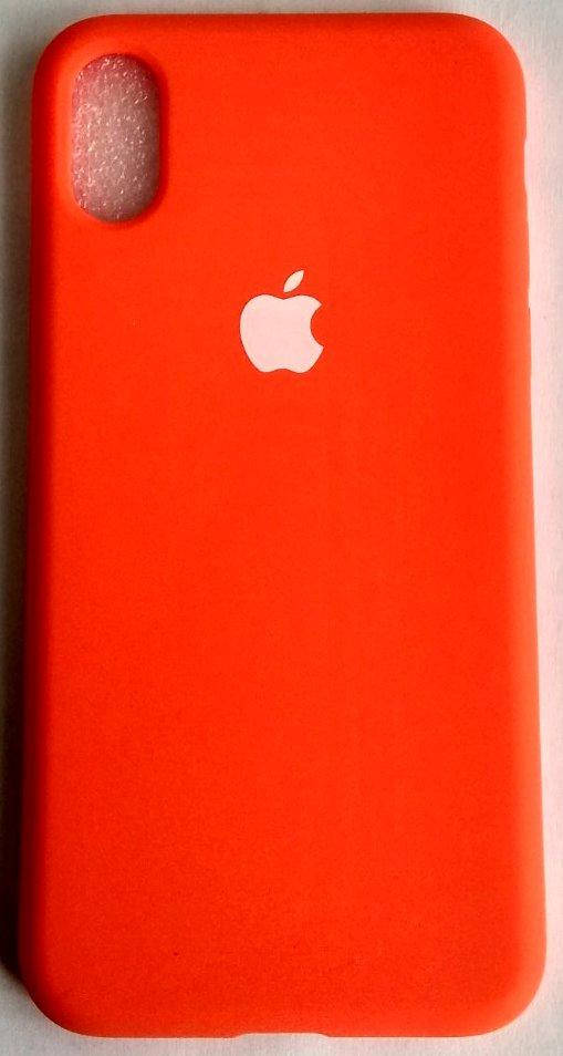 

Силиконовый чехол "Original Silicone Case" iPhone X / XS оранжевый