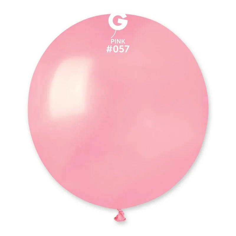 

Латексный воздушный шар 19’’ (48см) PINK (#057) GEMAR, Розовый