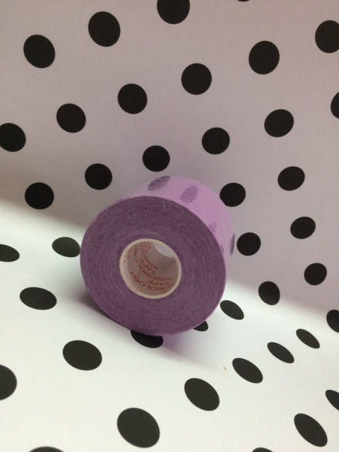 

Кинезио тейп Kinesiology Tape 5см х 5м - голубой Фиолетовый