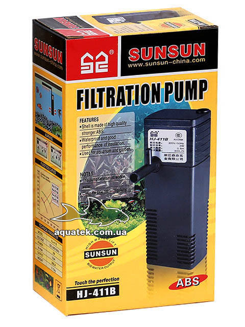 

Фильтр внутренний, SunSun HJ- 411B (для аквариумов до 50 л)