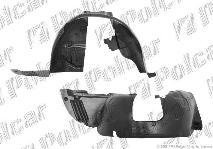 

Подкрылок передний Peugeot 307 05-07