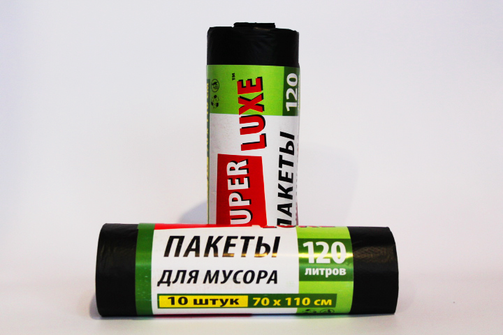 

Пакеты для мусора 120 л / уп-10шт.