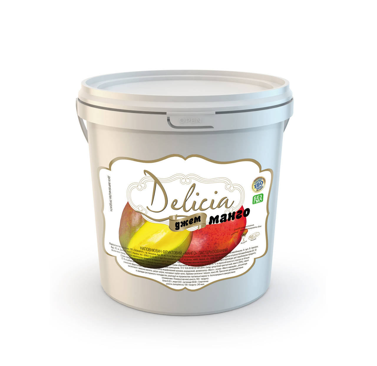 

Джем Манго Delicia 1000г