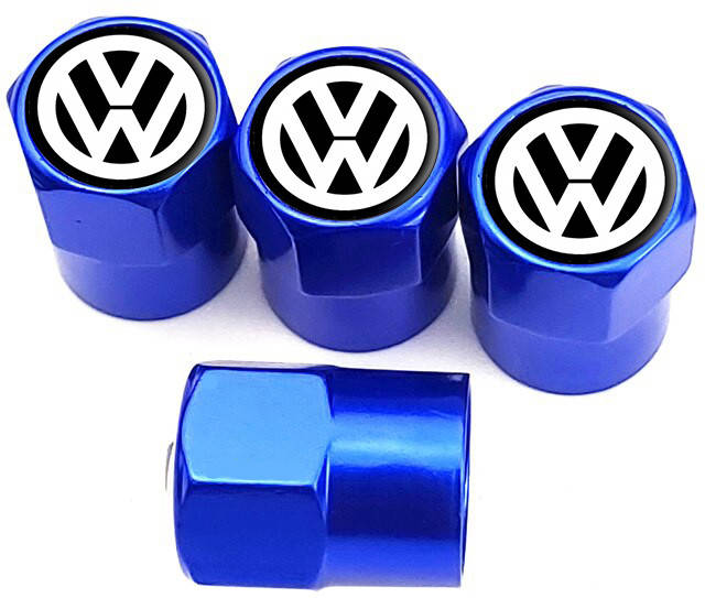 

Колпачки на Ниппель Volkswagen Blue (4 шт), Черный