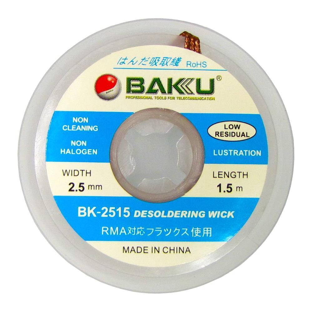 

Очиститель припоя BAKU BK-2515 (2.5mm x 1.5m)