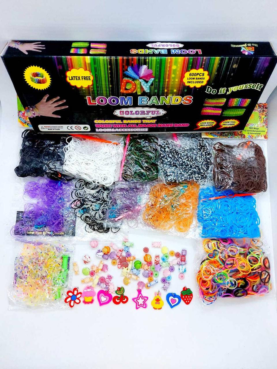 

Набор для плетения браслетов из резинок с аксессуарами Fashion loom bands set 2400шт