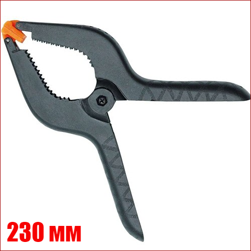 

Пружинная струбцина "Прищепка" 200 мм Vorel 38525