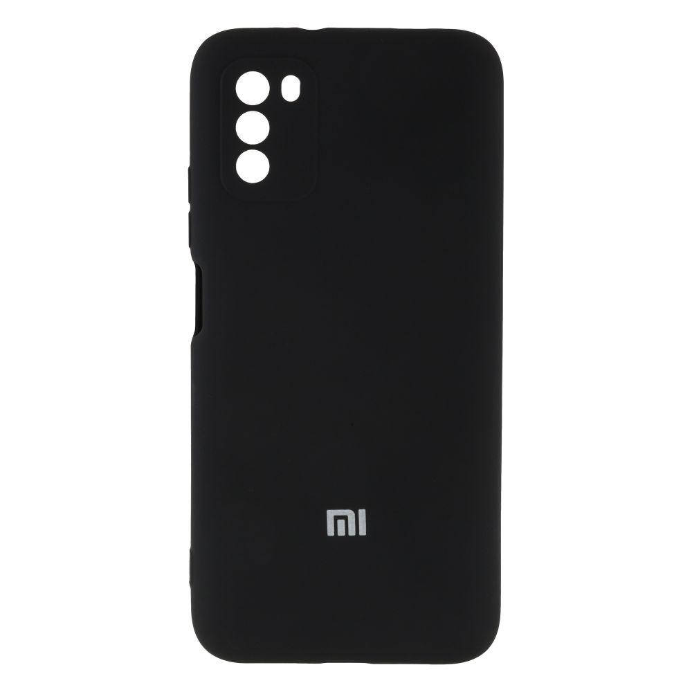 

Чехол на Xiaomi Poco M3 Поко М3 c микрофиброй внутри с логотипом, Разные цвета