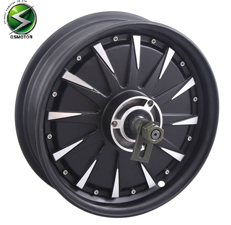 

Мотор колесо QSMOTOR 60-96V 1500W 12" для электроскутера под дисковый тормоз