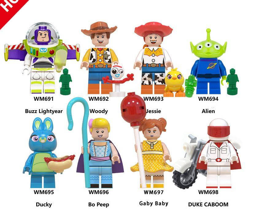 

Набор из блоков история игрушек базз лайтер для лего lego