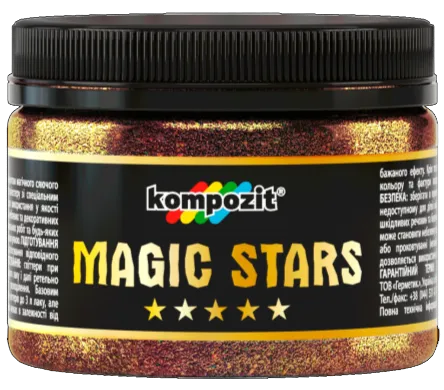 

Глітер KOMPOZIT MAGIC STARS 60гр Бронза