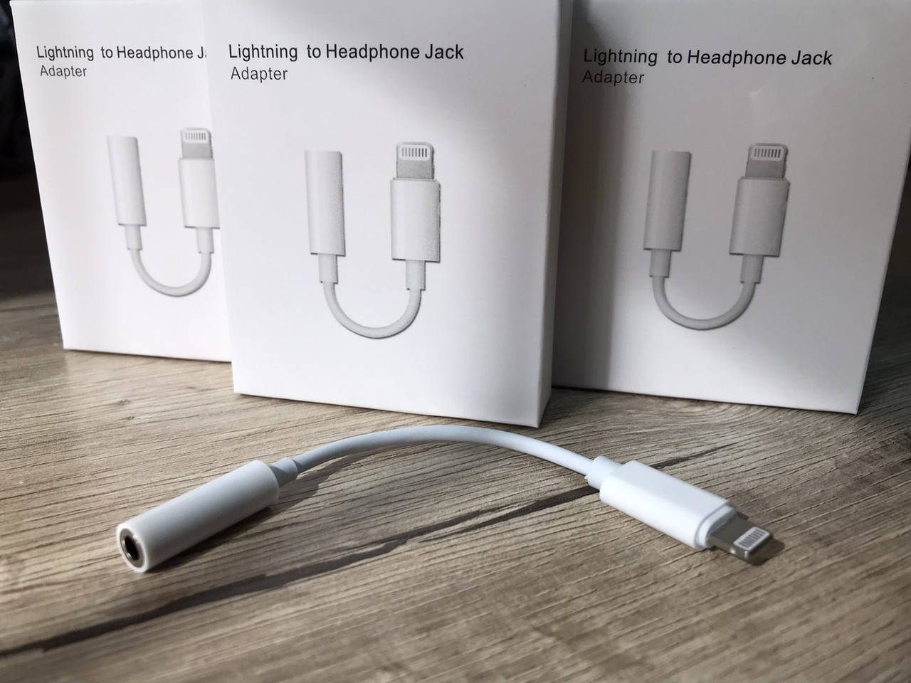 

Адаптер-переходник Lightning IOS iPhone на 3.5 мм Джек, Белый