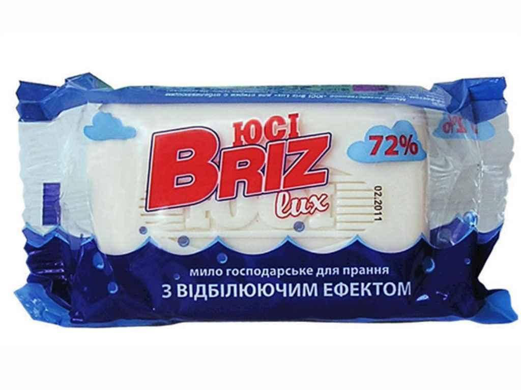 

Мило господарське (72%) 200 г д/прання з відбіл. ефектом ТМ BRIZ LUX