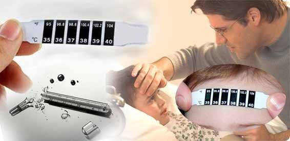 

Термометр на лоб градусник термополоска опт