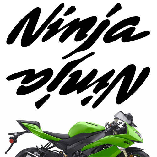 

Виниловая наклейка " Ninja " 15х20 см, Белый