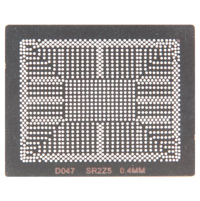 

Трафареты BGA прямого нагрева N3350 SR2Z7 SR2YB N3450 SR2Z6 N4200 SR2Z5 (0.4 mm)