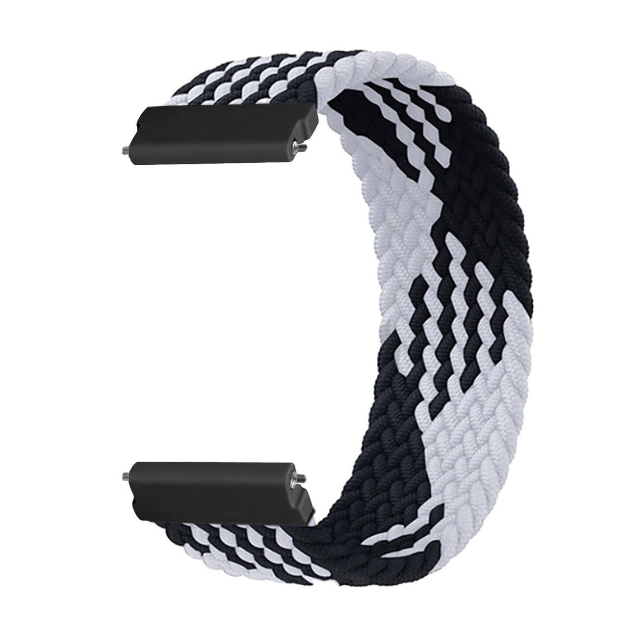 

Сменные ремешки для Amazfit Bip / Браслет для Amazfit Gts / Gts2 / Gts mini solo loop Черно-белый