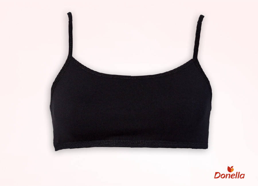 

ТОП детский черный Donella 8/9