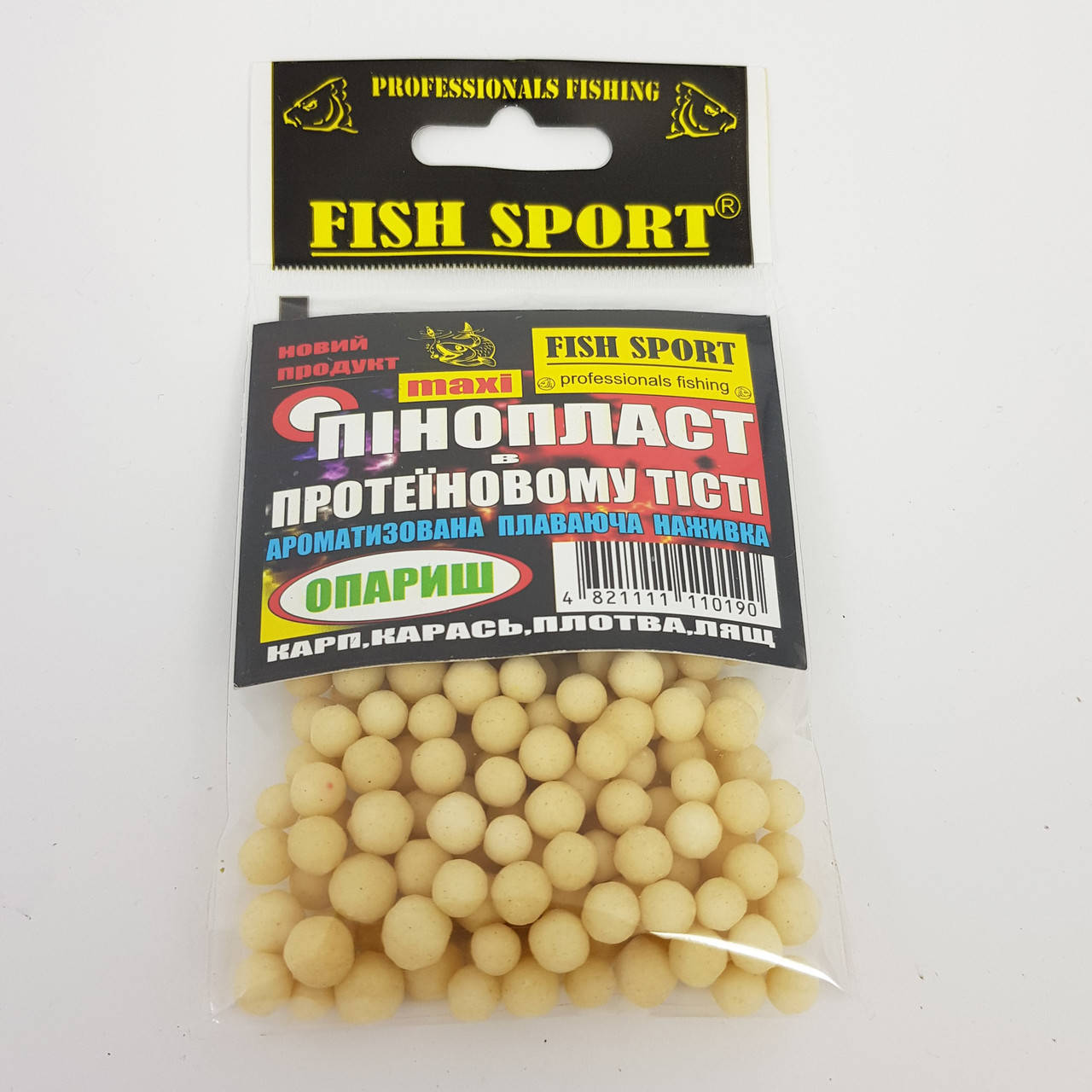 

Насадка пенопласт в протеиновом тесте Fish Sport опарыш (maxi)