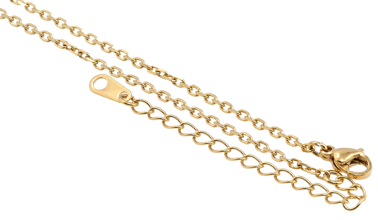 

Цепочка Xuping ТТМ Stainless Steel Розовый оттенок "Плетение Якорное" длина 40-45см х 2мм