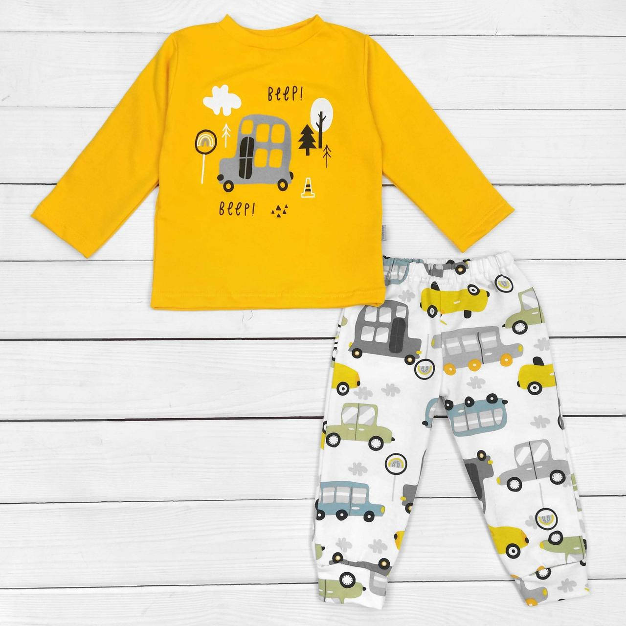 

Пижама на байке Beep Beep, Горчичный