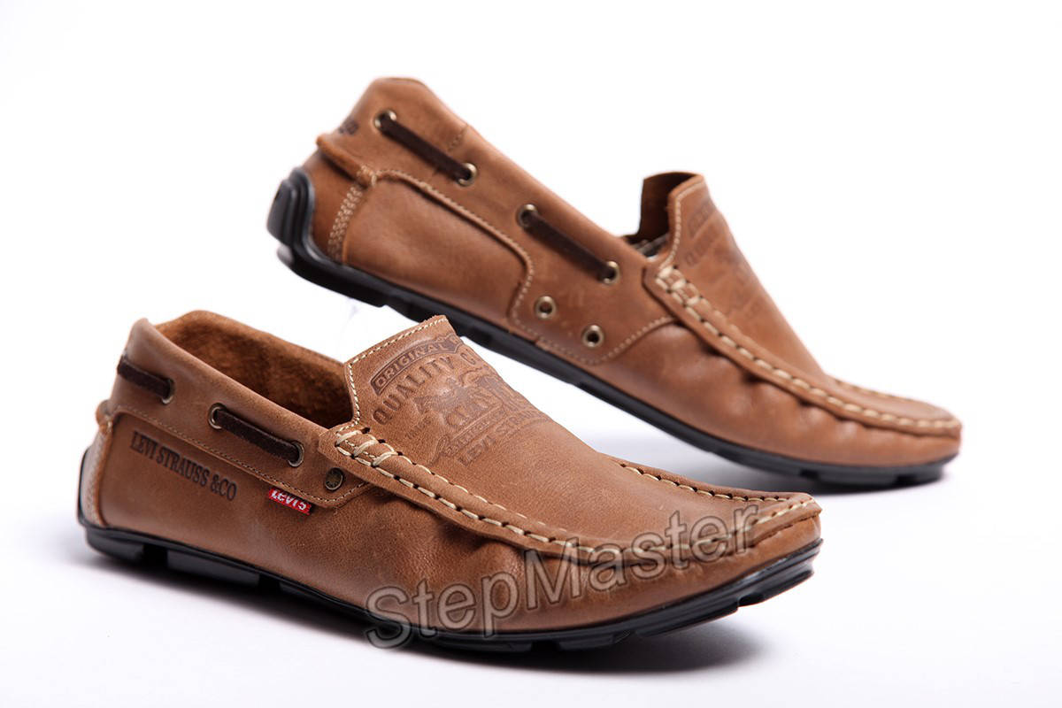 

Кожаные мужские мокасины Levis Islands 44