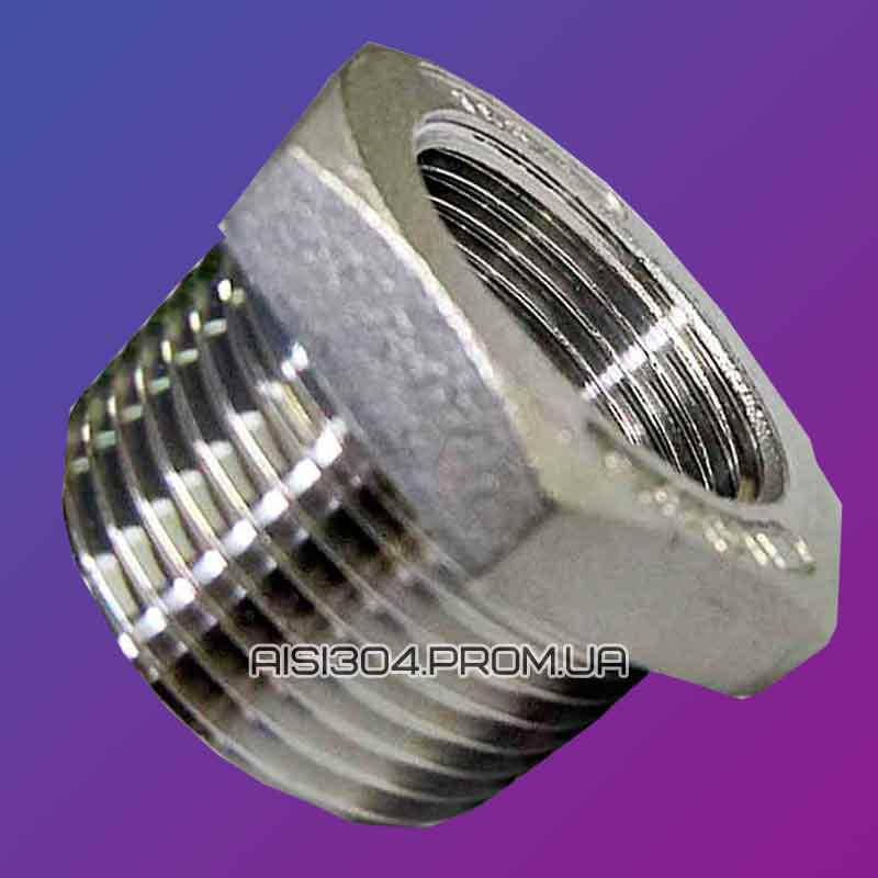 

Переходная футорка из нержавеющей стали Ду 25/20 AISI 304