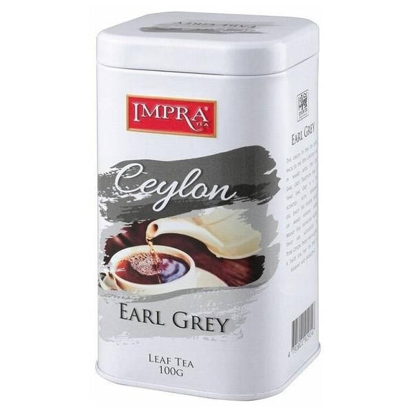 

Чай Черный Крупнолистовой с Бергамотом Цейлонский Импра Эрл Грей Impra Earl Grey Ceylon ж/б 100 г Шри-Ланка