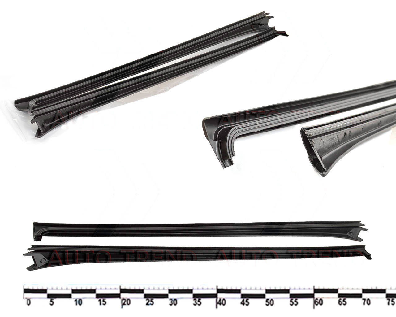 

Уплотнитель лобового стекла ВАЗ 2110, 2111, 2112, 2170 "боковые" (комплект 2 шт). 2110-5206064/65 (AD PLASTIK)