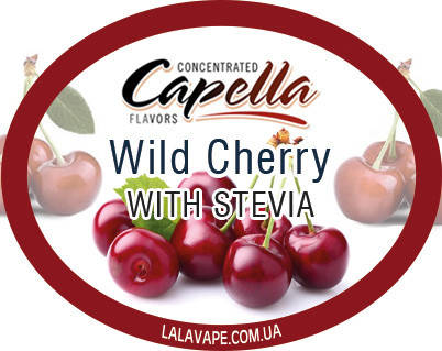 

Ароматизатор Capella Wild Cherry with Stevia (Дикая Вишня) 50мл