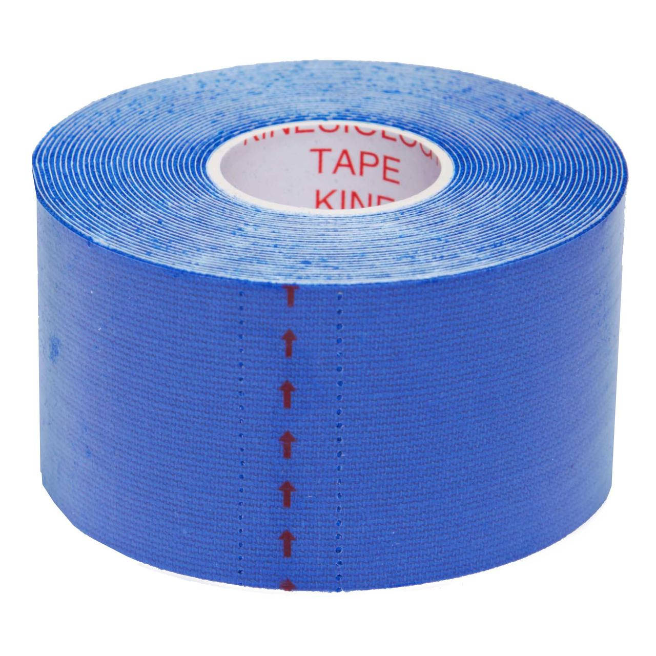 

Кинезио тейп Kinesiology Tape 5см х 5м (синий)