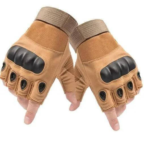 

Перчатки тактические беспалые койот XL