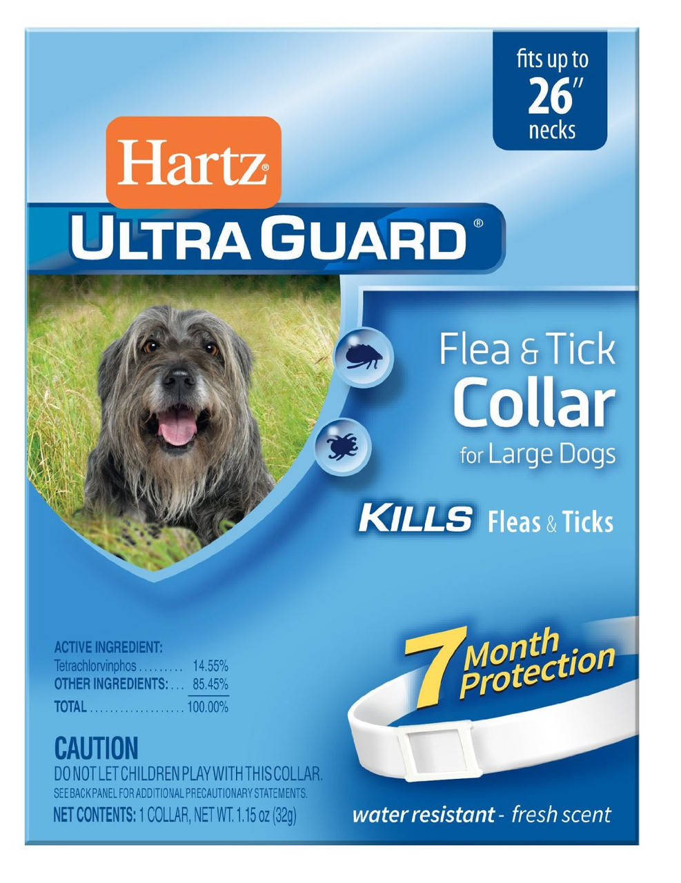 

Hartz UltraGuard ошейник для собак от блох и клещей 66 см (H81169 H81169)