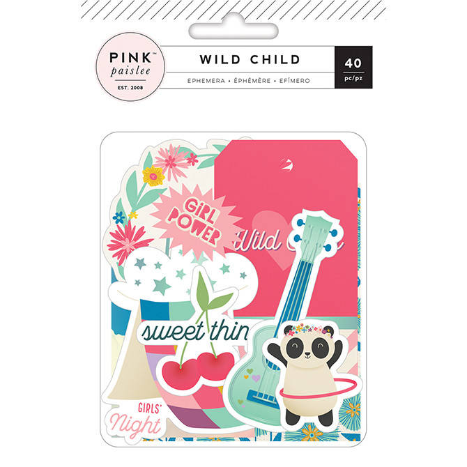 

Висічки - Pink Paislee - Wild Child - Girl - (40 Piece)