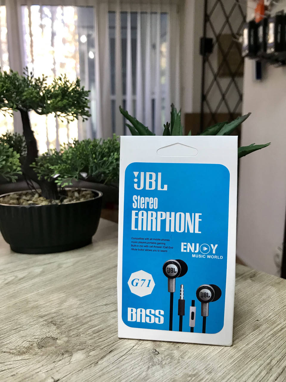 

Наушники проводные JBL G71 Enjoy Music World 3,5mm