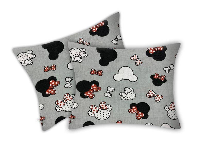 

Наволочка 50x50 с детским рисунком из бязи Голд "Микки", Серый