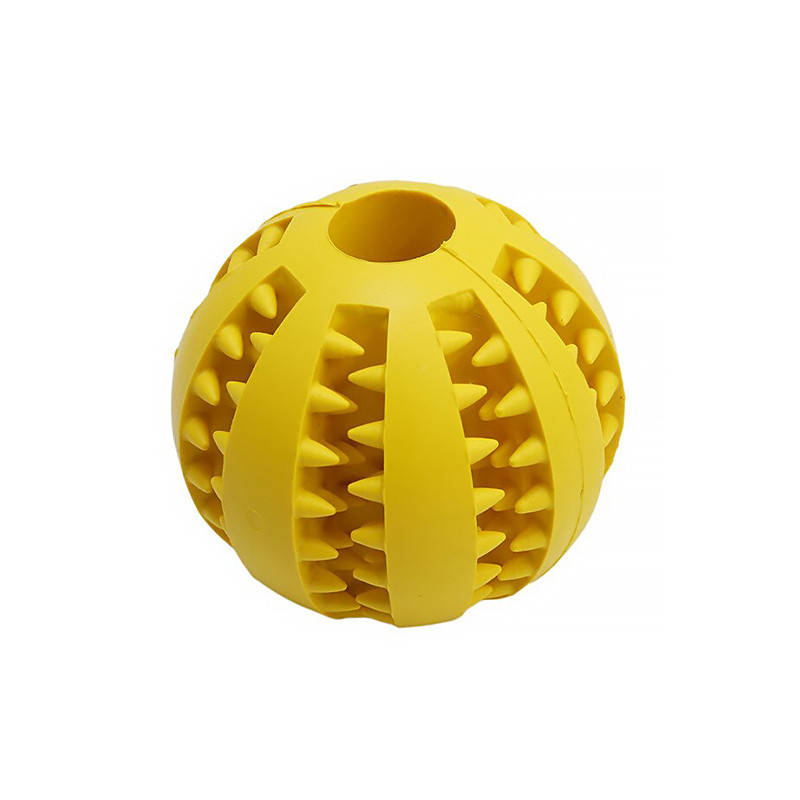 

Игрушка-мяч для собак Pipitao 026631 Yellow D:5,0см жевательный резиновый, Желтый
