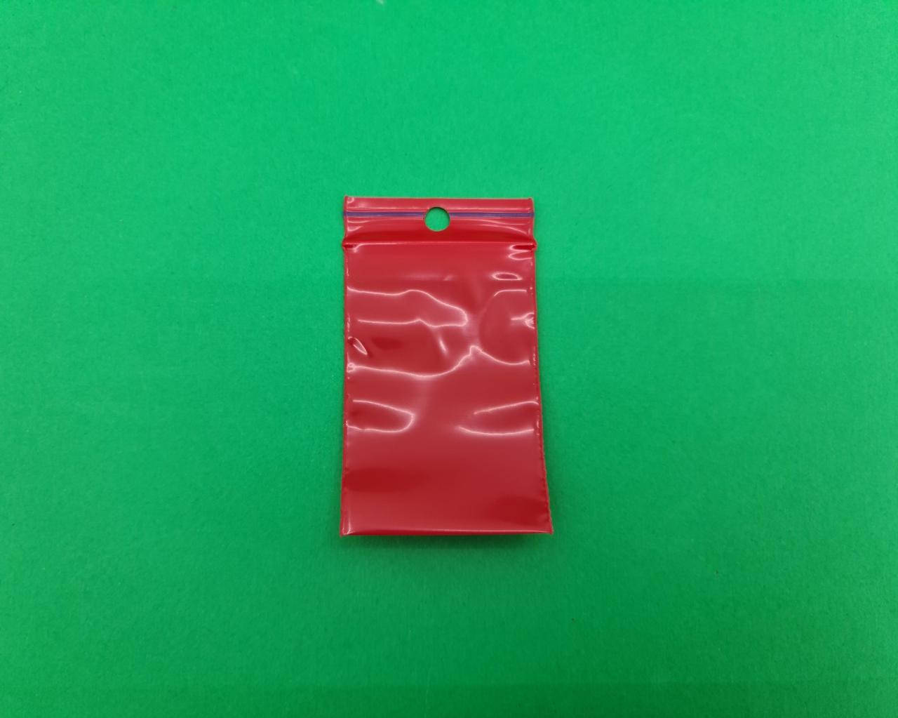 

Пакеты с замком зиплок 4x6 красный (50шт) (1 пач)