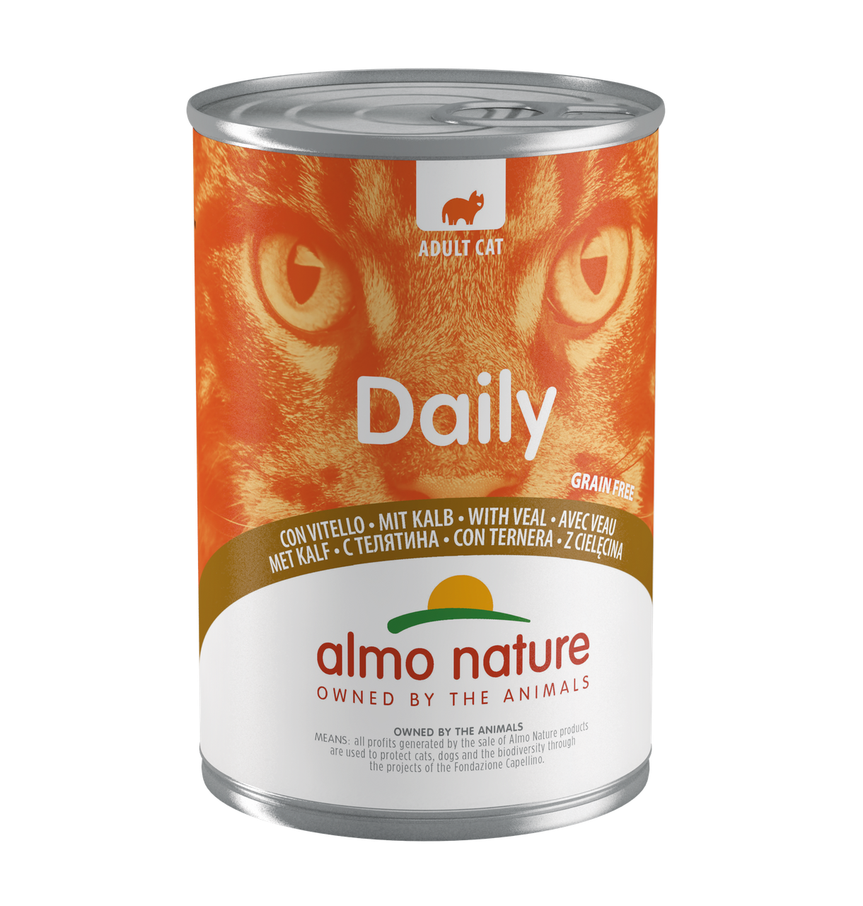 

Almo Nature Daily Cat, 400 гр (телятина)