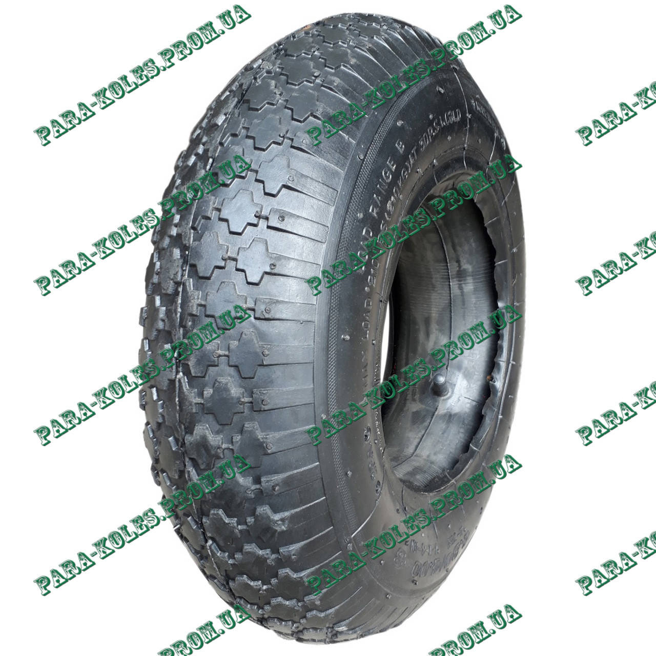 

Покрышка (шина) для тачки 3.50-8 в комплекте с камерой