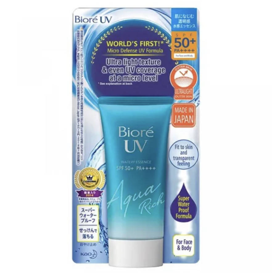 

Солнцезащитная эссенция Biore UV Aqua Rich Watery Essence SPF 50+ PА++++ - 50 гр