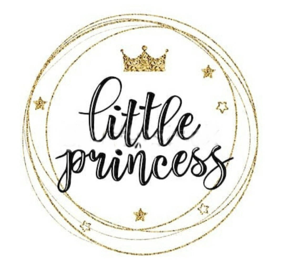 

Панелька из сатина размер 33*33 см "Little princess" в кружочке