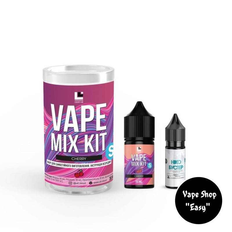 

Набор для самозамеса Vape Mix Kit Cherry 30 мл солевой.