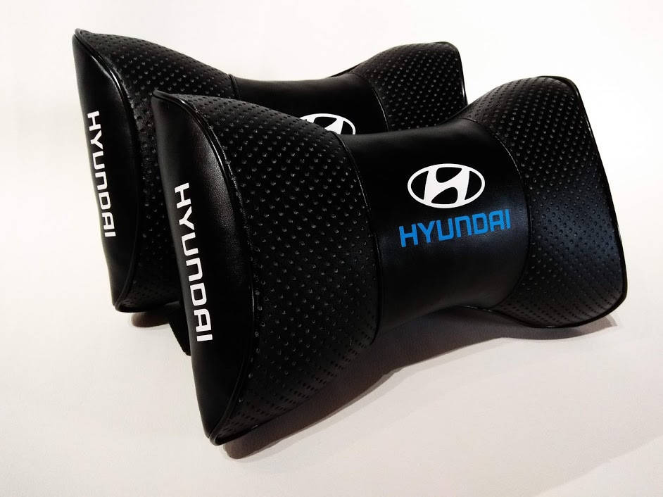

Подушка на подголовник в авто Hyundai 1шт., Черный